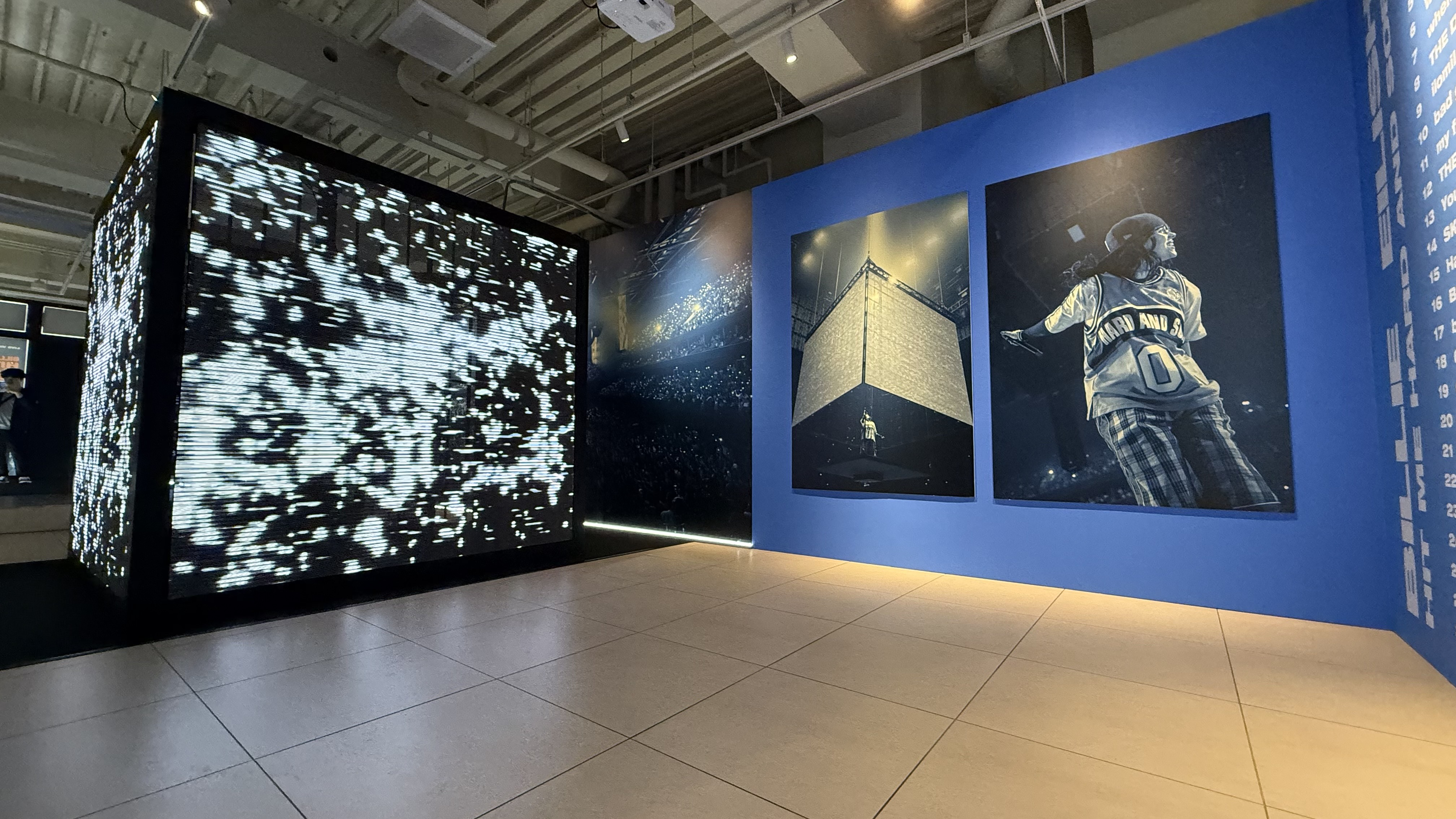 Billie Eilish「HIT ME HARD AND SOFT: THE TOUR LIVE IN 3D」POP UP EVENTS 会場内の展示風景（RAND OMOTESANDO）