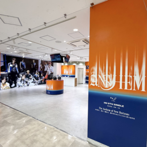 INI LIMITED STORE - ANTHEM -の店舗ディスプレイ（SHIBUYA109渋谷店）
