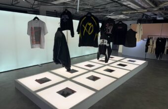 THE WEEKND AFTER HOURS TIL DAWN TOKYO POP UP STOREの会場展示（UNIVERSAL MUSIC STORE HARAJUKU）