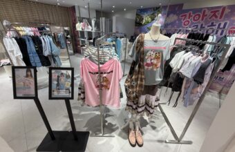 Wai Keiの店内ディスプレイ（SHIBUYA109渋谷店 SHINSEGAE HYPER GROUND）